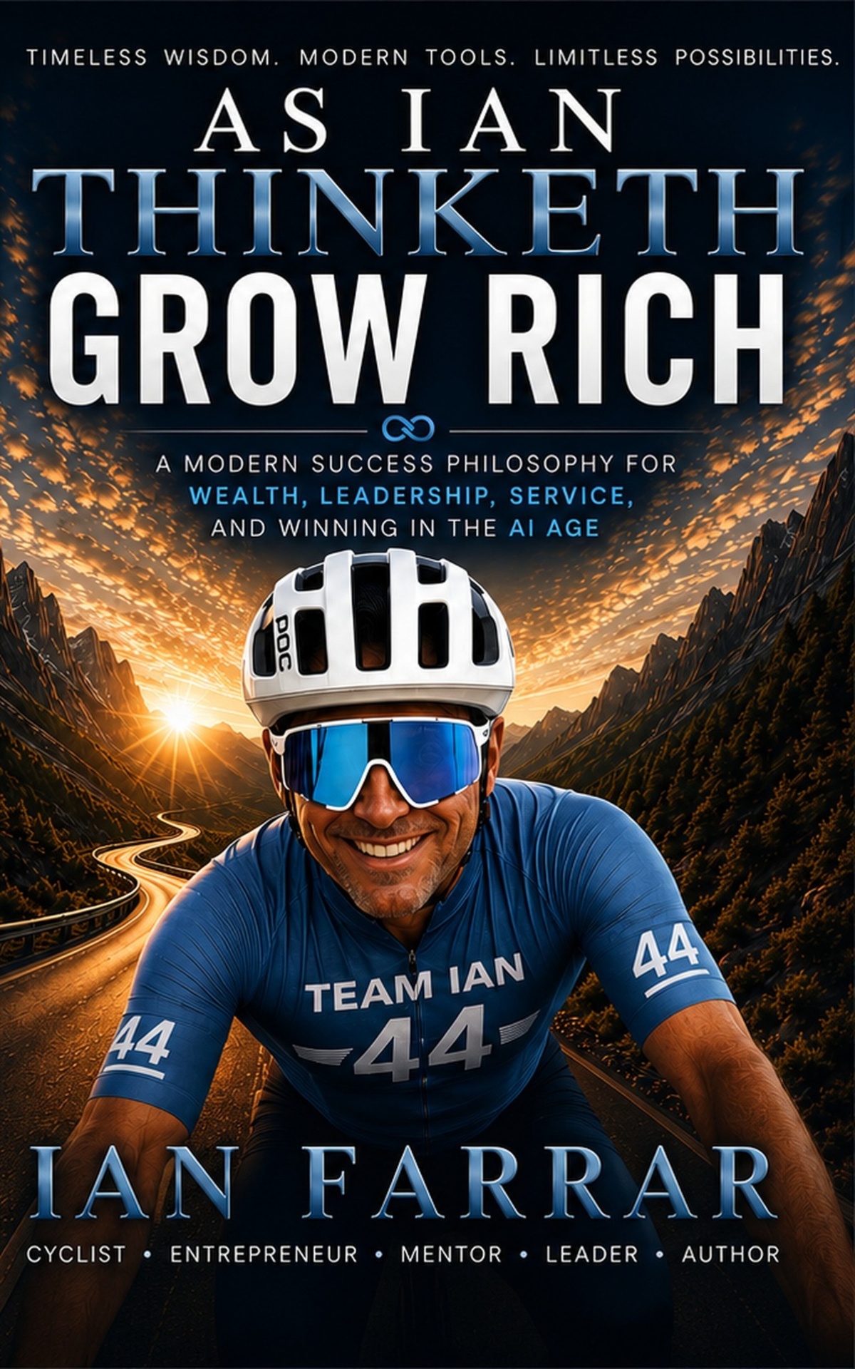 As Ian Thinketh: Grow Rich — book cover by Ian Farrar